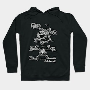 Seesaw Vintage Patent Hand Drawing Hoodie